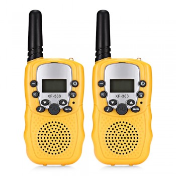 2pcs XF-388 Children Walkie Talkies 2-way Radio 3KM Range 22 Channels
