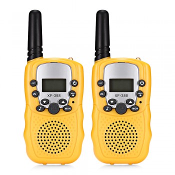 2pcs XF-388 Children Walkie Talkies 2-way Radio 3KM Range 22 Channels