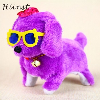 Baby Toy New Pink Robotic Cute Electronic Walking Pet Dog Puppy Kids Toy With Music Light Education Developmental 17Aug31