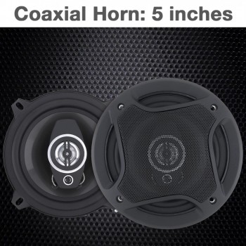 2Pcs 5 Inch 13cm 350W Car Coaxial  Auto Audio Music Stereo Full Range Frequency Hifi Car Speakers Non-destructive Installation