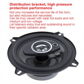 2Pcs 5 Inch 13cm 350W Car Coaxial  Auto Audio Music Stereo Full Range Frequency Hifi Car Speakers Non-destructive Installation