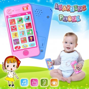 Baby Mobile Phone Toy Russian Language Kids Music Machine Kid Early Education Toys Simulation Mobile Childrens Learning Gift