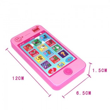 Baby Mobile Phone Toy Russian Language Kids Music Machine Kid Early Education Toys Simulation Mobile Childrens Learning Gift