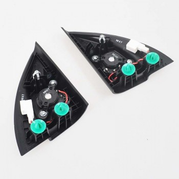 Baificar New Genuine Triangle Head Tweeter Speakers Car Audio Trumpet Speakers Tweeter With Wire For 2017 Hyundai Solaris Verna