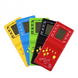 Retro Classic Childhood Tetris Handheld Game Players LCD Electronic Games Toys Game Console Riddle Educational Toys