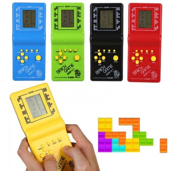 Retro Classic Childhood Tetris Handheld Game Players LCD Electronic Games Toys Game Console Riddle Educational Toys