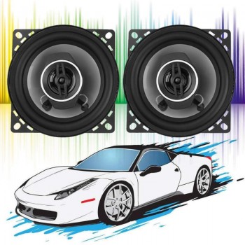 1 Pair 4 inch 220W Car Coaxial Treble Speakers Auto Audio Music Loudspeakers Car Coaxial Treble Speaker Car Electronics
