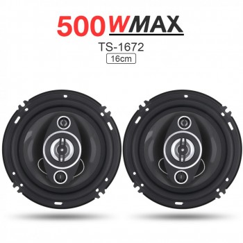 2Pcs 6 Inch 16cm 500W Auto Car Coaxial  Auto Audio Music Stereo Full Range Frequency Hifi Speakers Non-destructive Installation