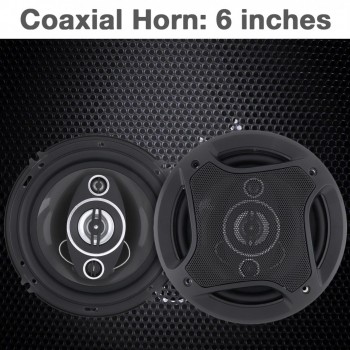 2Pcs 6 Inch 16cm 500W Auto Car Coaxial  Auto Audio Music Stereo Full Range Frequency Hifi Speakers Non-destructive Installation