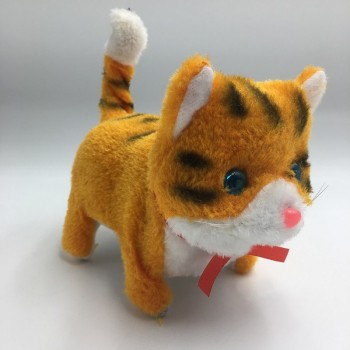 2019 Cute Electronic Pets Cats Dolls Cat Meowth Children Toy Battery Plush Walking Barking Electronic Cat Birthday Toys