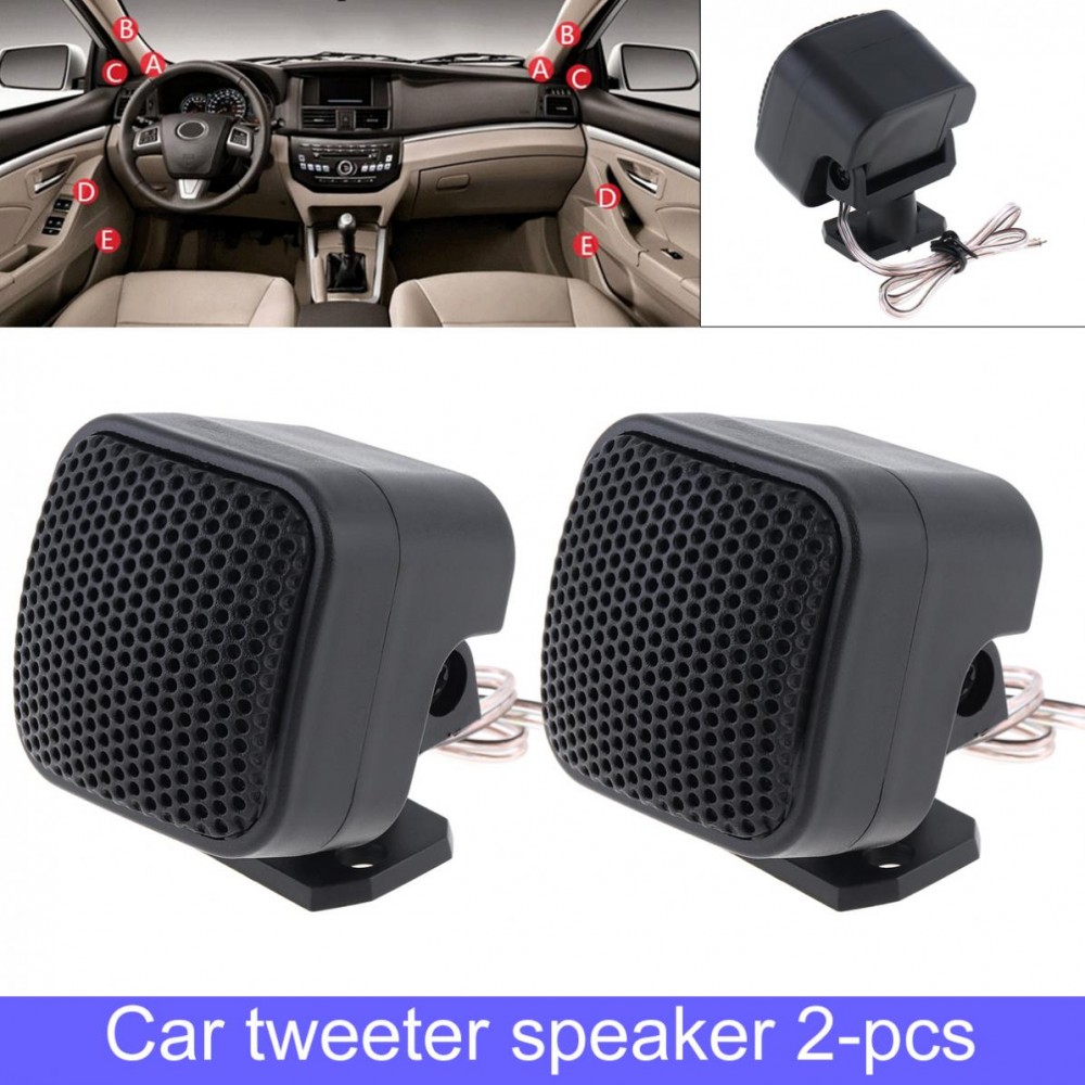 2pcs 500W  Mini  High Efficiency  Car Tweeter Speakers  Auto Horn Audio Music Stereo Speaker  for Car Audio System