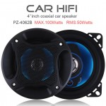 2pcs! Car Speaker 4 Inch 100W 3 Way Auto Car Coaxial Hifi Speakers Horn Audio Music Stereo Full Range Frequency Loudspeaker