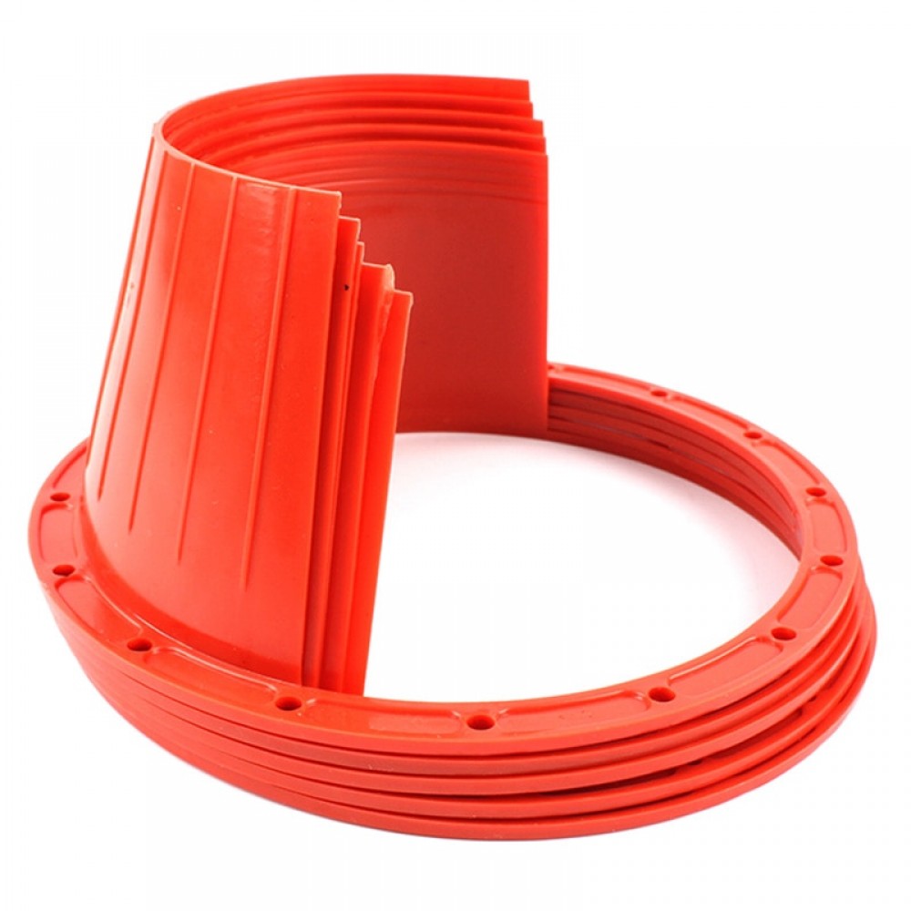 2pcs Car audio refit 6.5-inch speaker waterproof cover audio rust protection pad speaker soft waterproof cover red