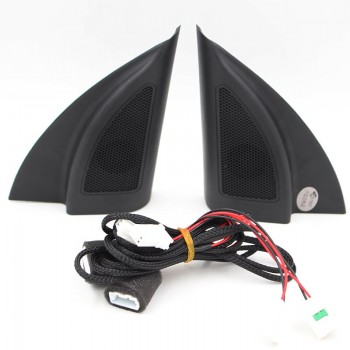 For Solaris 2017 triangle head tweeter speakers car tweeter audio trumpet speakers tweeter with wire