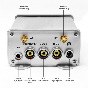 2psc 600W Bluetooth Motorcycle Stereo Speaker Audio System Waterproof Sound Amplifier for Speakers Mp3 Motorcycle Music