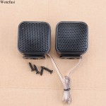 Wotefusi Car Speaker Audio Super Power Loud Dome Square Tweeter Speakers Black 500W Tweeters Universal 105 db [QPA428]