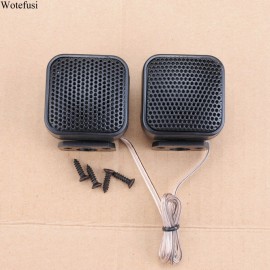 Wotefusi Car Speaker Audio Super Power Loud Dome Square Tweeter Speakers Black 500W Tweeters Universal 105 db [QPA428]