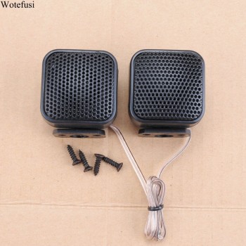 Wotefusi Car Speaker Audio Super Power Loud Dome Square Tweeter Speakers Black 500W Tweeters Universal 105 db [QPA428]
