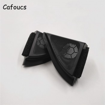 Cafoucs 2pcs/pair For Toyota Corolla Speaker Cover Car Front Door Tweeter Triangle Cover 2006-2013 Accessories