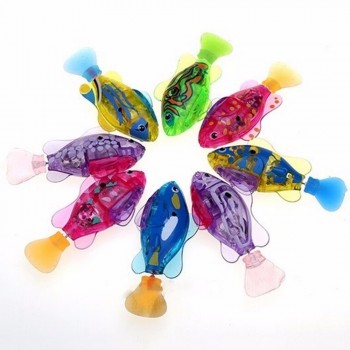 2019 Electronic Fish Activated Battery Powered Fish Toy Children Robotic Pet Holiday Gift Can Swims Electronic Pets Hobbies Toys