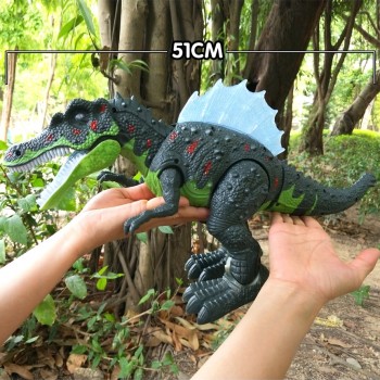 quality 51CM Electric toy large size walking dinosaur robot With Light Sound Brachiosaurus Battery Operated kid Children Gift