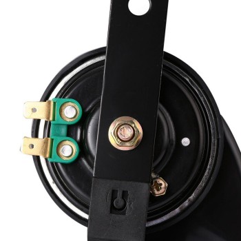 Universal 12V Snail Waterproof Horn for Almost x volts Vehicle Black 135 DB Trucks Car SUV 0.25 kg