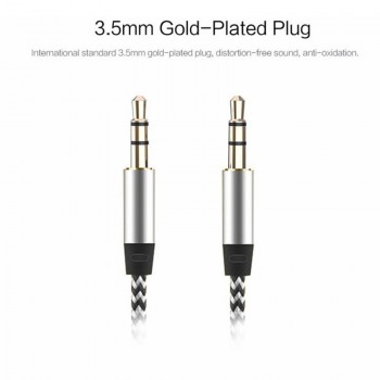 2018 Car Styling AUX Cable Male to Male Stereo Audio Cable 3.5 jack to jack 3.5 AUX Car Cable for Headphone Beats Speaker