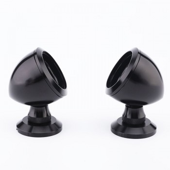 2PCS Audio Car Tweeter Aluminium Base Speaker Boxes High quality Black som automotivo Car Speakers