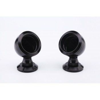 2PCS Audio Car Tweeter Aluminium Base Speaker Boxes High quality Black som automotivo Car Speakers