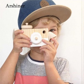 9.5*6*3cm Cute Nordic Hanging Wooden Camera Toys Kids Toys  Room Decor Furnishing Articles for Birthday Gifts