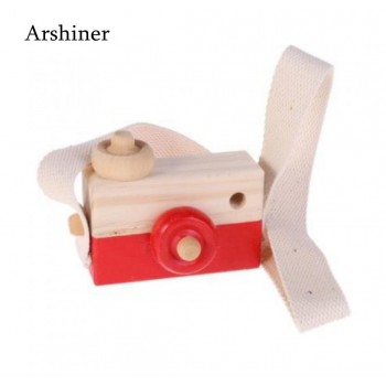 9.5*6*3cm Cute Nordic Hanging Wooden Camera Toys Kids Toys  Room Decor Furnishing Articles for Birthday Gifts