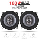 2pcs 5 Inch 13cm 180W 2 Way Car Coaxial Loud Speaker Auto Music Stereo Full Range Frequency Hifi Loudspeaker