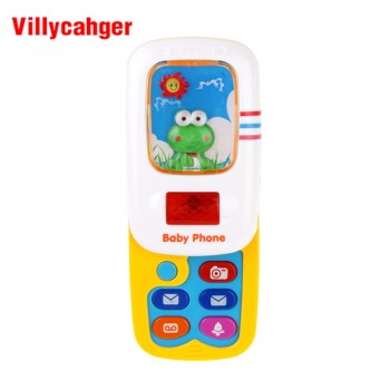 Funny Slider phone toy Baby Learning Study Musical Sound phone Children Educational Toy mobile phone electric toy 1002
