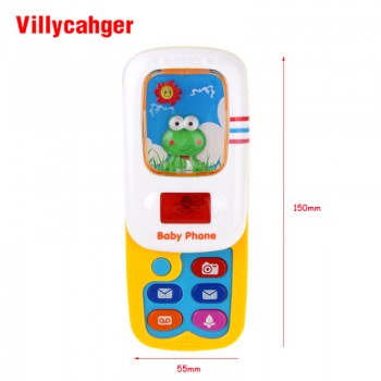Funny Slider phone toy Baby Learning Study Musical Sound phone Children Educational Toy mobile phone electric toy 1002