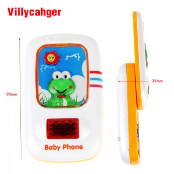 Funny Slider phone toy Baby Learning Study Musical Sound phone Children Educational Toy mobile phone electric toy 1002