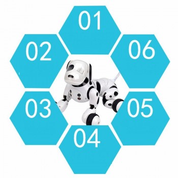 2018 fashion RC Smart Dog toy Sing Dance Walking Remote Control Robot Dog Electronic Pet Kids Toy dropshipping