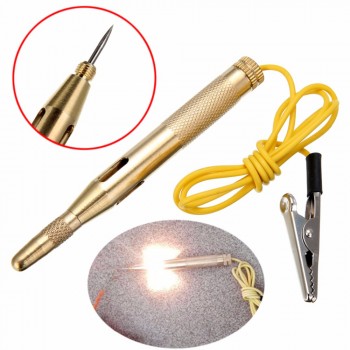 6-24V Test Copper pen Multi-purpose Electric Pencil Electrician Test with Clip Special for Car Audio Tool Samll Size