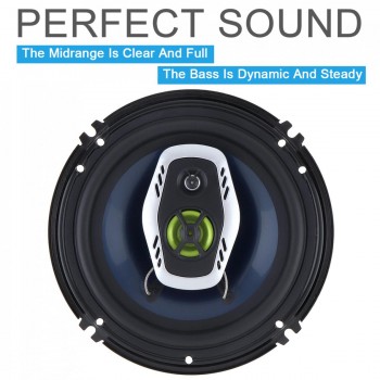 2pcs 6.5 Inch 16cm 600W 2 Way Universal Car Coaxial Hifi Speakers Auto Audio Music Stereo Speaker Non-destructive Installation