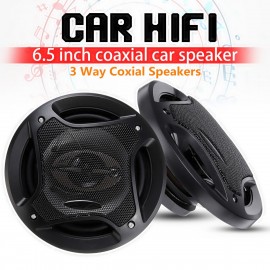 2pcs 6.5 inch 400W 3 Way Auto Car Loudspeaker Coaxial Speakers Horn Audio Music Stereo Hifi Vehicle Car Speaker and Subwoofer