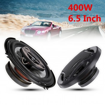 2pcs 6.5 inch 400W 3 Way Auto Car Loudspeaker Coaxial Speakers Horn Audio Music Stereo Hifi Vehicle Car Speaker and Subwoofer
