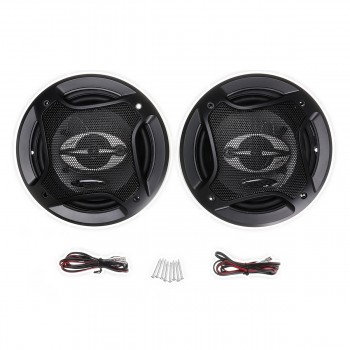 2pcs 6.5 inch 400W 3 Way Auto Car Loudspeaker Coaxial Speakers Horn Audio Music Stereo Hifi Vehicle Car Speaker and Subwoofer