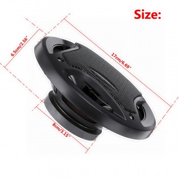 2pcs 6.5 inch 400W 3 Way Auto Car Loudspeaker Coaxial Speakers Horn Audio Music Stereo Hifi Vehicle Car Speaker and Subwoofer