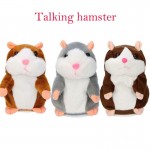Fashion USA Talking Hamster Repeats What You Say Plush Hamster Repeats Doll Toy Kid Gift