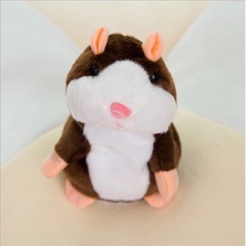 Fashion USA Talking Hamster Repeats What You Say Plush Hamster Repeats Doll Toy Kid Gift