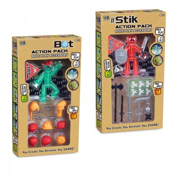 Movie DIY Studio Z Animation Screen Stik Robot Sucker Doll Back to School Gift Toys for Children Kids