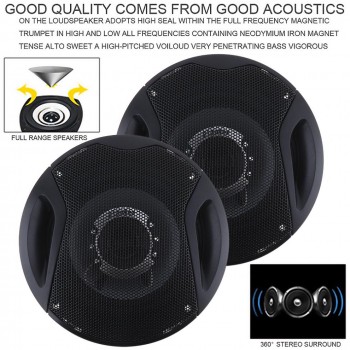 TS-G1341R 2pcs 5 Inch 300W Car HiFi Coaxial Speaker Vehicle Door Auto Audio Music Stereo Full Range Frequency Loudspeaker