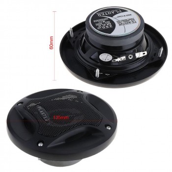 2pcs 4 Inch 250W 12V Car HiFi Coaxial Speaker Vehicle Door Auto Audio Music Stereo Full Range Frequency Loudspeaker for Cars