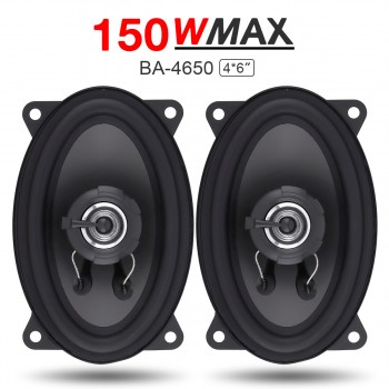 2pcs 4*6 Inch 2 Way 150W Car Coaxial Speaker Automobile Auto HiFi Audio Full Range Frequency Loud Speaker High Pitch Loudspeaker