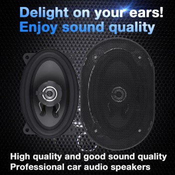 2pcs 4*6 Inch 2 Way 150W Car Coaxial Speaker Automobile Auto HiFi Audio Full Range Frequency Loud Speaker High Pitch Loudspeaker
