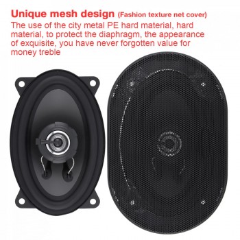 2pcs 4*6 Inch 2 Way 150W Car Coaxial Speaker Automobile Auto HiFi Audio Full Range Frequency Loud Speaker High Pitch Loudspeaker